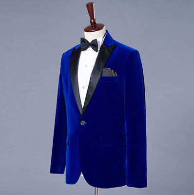 2019 Handsome Mens Designer Jackets Black Peaked Lapel Slim Fit Suits Groom Tuxedos Customized Mens velvet Coats