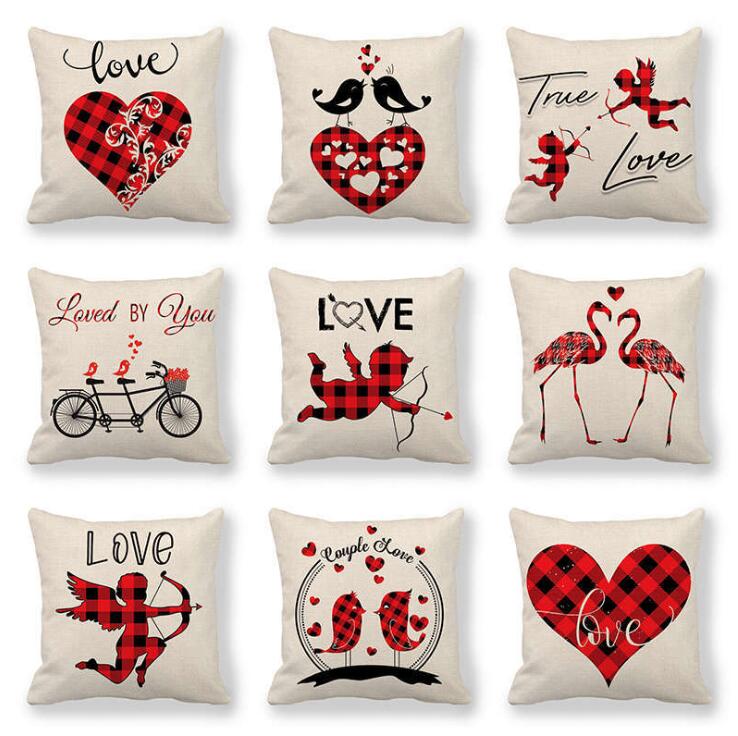 2020 Pillow Case Valentine's Day Red Heart Pillowcase Decorative Pillows Sweet Love Home Decorative Dekoratif Yastklar 150 styles, Multi-color
2020 Pillow Case Valentine's Day Red Heart Pillowcase Decorative Pillows Sweet Love Home Decorative Dekoratif Yastklar 150 styles, Multi-color