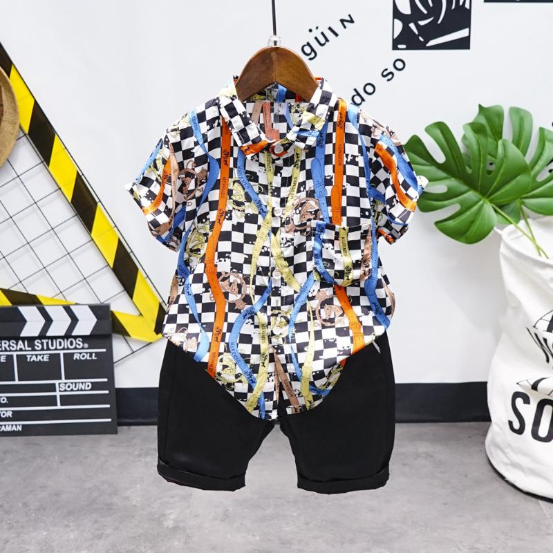 2PCS WLG Boys Outfits Kids Summer Plaid Short Sleeve Fashion Shirt and Short Set Baby Boy All Match Clothes for 2-6 Years
2PCS WLG Boys Outfits Kids Summer Plaid Short Sleeve Fashion Shirt and Short Set Baby Boy All Match Clothes for 2-6 Years