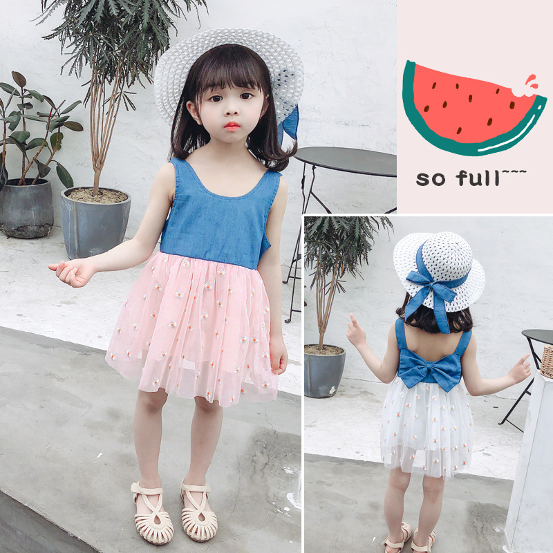 2020 New Summer Dresses Baby Girl Clothes Bow Denim Top+ Sun Hat Little Daisy Print Kid Draped Dress Sleeveless Casual Beach1-4Y, Wt
2020 New Summer Dresses Baby Girl Clothes Bow Denim Top+ Sun Hat Little Daisy Print Kid Draped Dress Sleeveless Casual Beach1-4Y, Wt