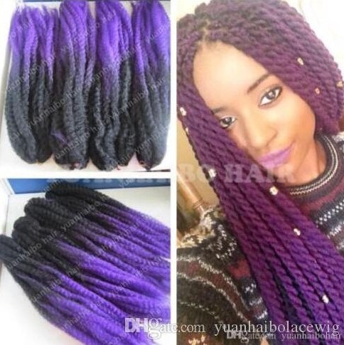 12 Packs Full Head Two Tone Marley Braids Hair 20inch Black Purple Ombre Synthetic Hair Extensions Kinky Twist Braiding Free Shipping, As your choice
12 Packs Full Head Two Tone Marley Braids Hair 20inch Black Purple Ombre Synthetic Hair Extensions Kinky Twist Braiding Free Shipping, As your choice