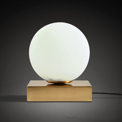 Modern Table Lamps US/EU Plug 5W LED Bedlamp Bedroom Living Room Desk Lights Bedside Lamp Glass Shade Night Reading Home Lamparas