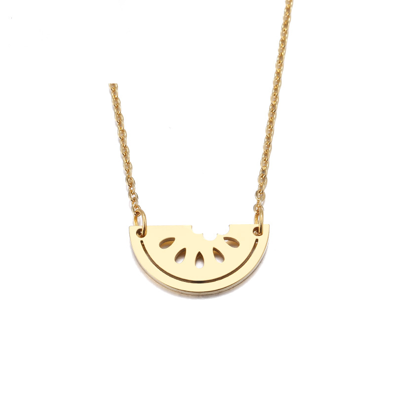 New Arrival Top Quality Stainless Steel Necklace For Women Lover's Gold And Silver Color Watermelon Pendant Necklace Engagement Jewelry
New Arrival Top Quality Stainless Steel Necklace For Women Lover's Gold And Silver Color Watermelon Pendant Necklace Engagement Jewelry
