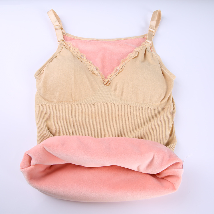 Xixue Lingerie Will Milk Vest Keep Warm Woman Thickening Down Your Chest Autumn And Winter Cotton Keep Warm Underwear, Black
Xixue Lingerie Will Milk Vest Keep Warm Woman Thickening Down Your Chest Autumn And Winter Cotton Keep Warm Underwear, Black