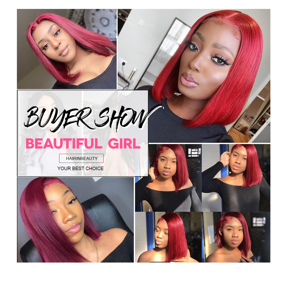 Straight Short Bob Wigs 99j Blue 613 Blonde 13x4 Lace Front Human Hair Wig Pink Green Straight Ombre Wigs