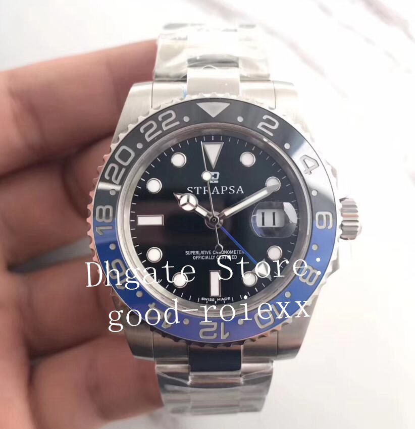 Top Mens Black Blue Ceramic Bezel KS Factory Watch Men Automatic Eta 2836 Batman 116710 Watches Bracelet Mechanical Wristwatches
Top Mens Black Blue Ceramic Bezel KS Factory Watch Men Automatic Eta 2836 Batman 116710 Watches Bracelet Mechanical Wristwatches