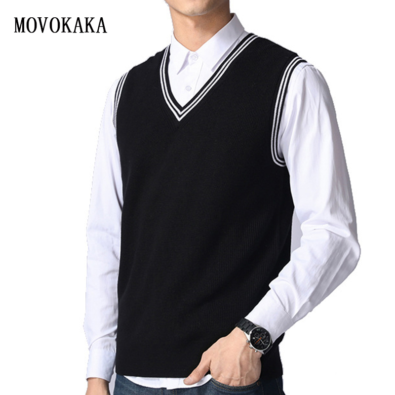New Korean Cotton Men's Sweater Tank Pullover Men V-neck Vest Sweater Male Sleeveless Sweaters Vest Top Autumn Slim Tank
New Korean Cotton Men's Sweater Tank Pullover Men V-neck Vest Sweater Male Sleeveless Sweaters Vest Top Autumn Slim Tank