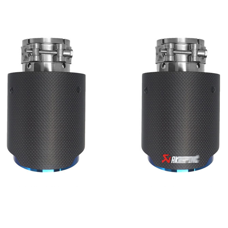 Akrapovic automobile exhaust tailpipe twill matte muffler tail end general purpose stainless steel straight flange blue 101mm
Akrapovic automobile exhaust tailpipe twill matte muffler tail end general purpose stainless steel straight flange blue 101mm
