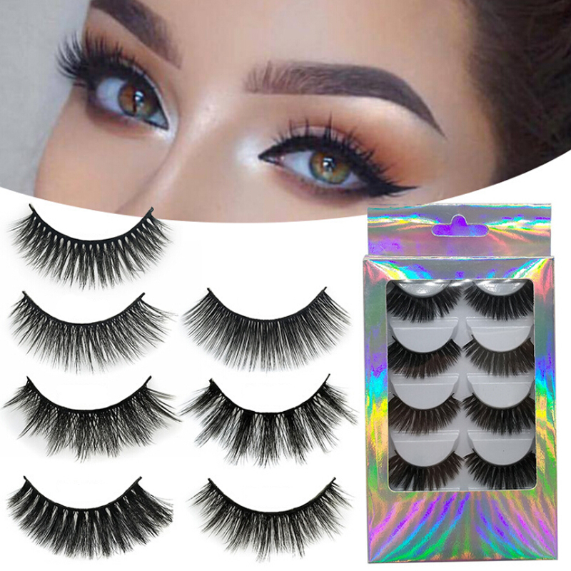 5 Pairs 3d Faux Mink False Eyelashes Thick Volume Natural for Beauty Makeup Extension Fake Eyelashes Strip Lashes Laser Box
5 Pairs 3d Faux Mink False Eyelashes Thick Volume Natural for Beauty Makeup Extension Fake Eyelashes Strip Lashes Laser Box