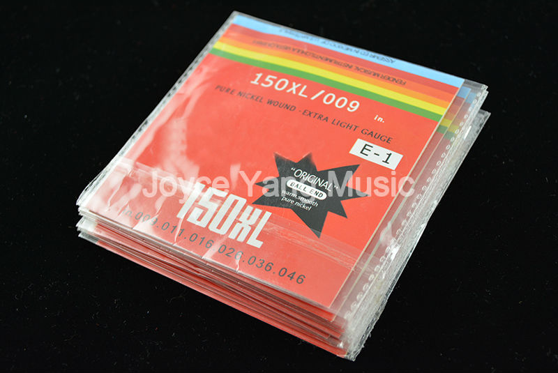 10 Pack 150XL/009 Electric Guitar Strings 1st E-1/B-2/G-3 Single Stainless Steel String Free Shipping
10 Pack 150XL/009 Electric Guitar Strings 1st E-1/B-2/G-3 Single Stainless Steel String Free Shipping
