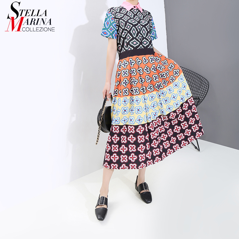 New Koran Style 2020 Women Summer Multicolor Printed Shirt Shirt A-Line Lapel Ladies Cute Wear Long Dress Casual Vestidos 6095, Multicolor 6095
New Koran Style 2020 Women Summer Multicolor Printed Shirt Shirt A-Line Lapel Ladies Cute Wear Long Dress Casual Vestidos 6095, Multicolor 6095