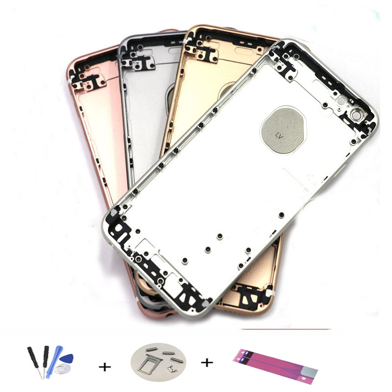 For iPhone 6S Back Housing Metal Frame Replacement For iPhone 6S Plus Battery Door Cover Rear Cover Chassis Frame + Repair TOOL
For iPhone 6S Back Housing Metal Frame Replacement For iPhone 6S Plus Battery Door Cover Rear Cover Chassis Frame + Repair TOOL