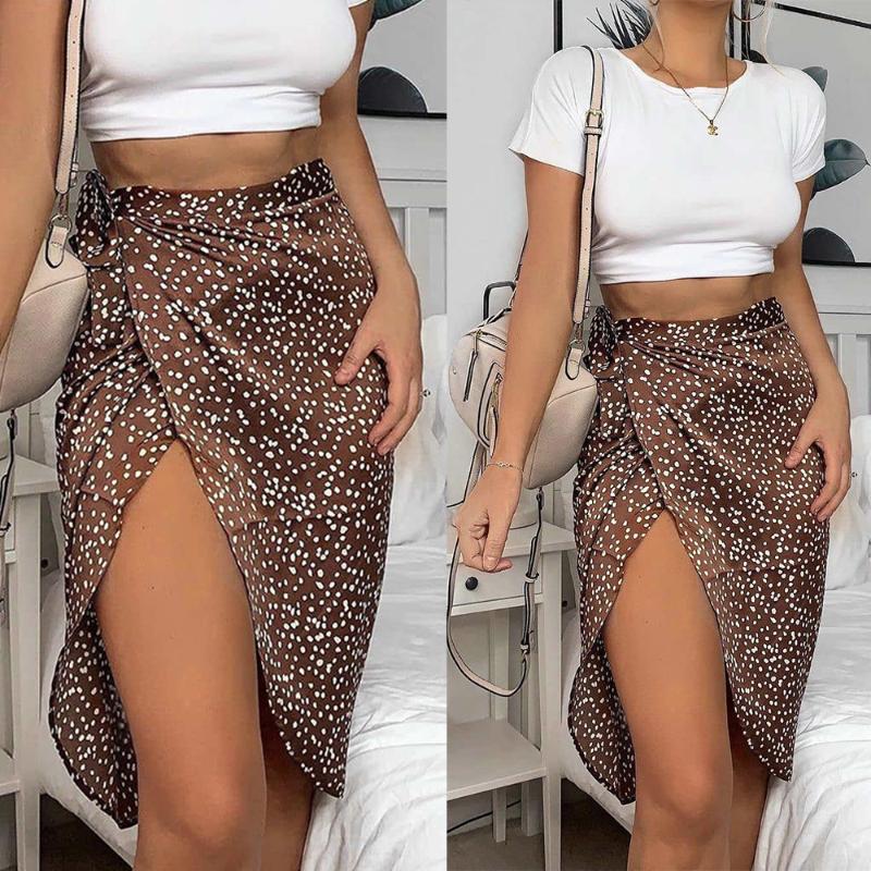 Sexy Split Wrap Hip Skirts Women Vintage Dot Print Midi Skirt High Waist Bandage Party Skirt 2020 Summer Ladies Asymmetry Skirts
Sexy Split Wrap Hip Skirts Women Vintage Dot Print Midi Skirt High Waist Bandage Party Skirt 2020 Summer Ladies Asymmetry Skirts