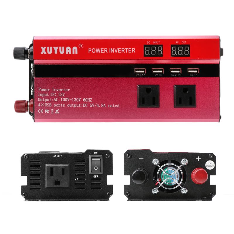 2020 New 5000W Solar Power Inverter Sine Wave LED 4 USB DC12/24V To AC110V/220V Convert
2020 New 5000W Solar Power Inverter Sine Wave LED 4 USB DC12/24V To AC110V/220V Convert