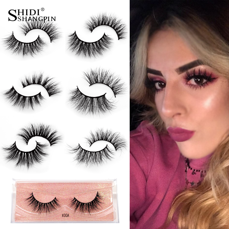 3D Mink lashes 100% Real Mink False Eyelashes Natural Long Thick Soft Beauty 3D Mink Eyelashes Makeup Eyelash Extension Fluffy Fake Lashes