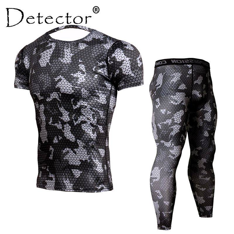 Detector Mens Compression Shirt Pants Set Workout Fitness Sportswear Bodybuilding Tight Short Sleeves Shirts Leggings Sport Suit, Gdtz01ld 
Detector Mens Compression Shirt Pants Set Workout Fitness Sportswear Bodybuilding Tight Short Sleeves Shirts Leggings Sport Suit, Gdtz01ld