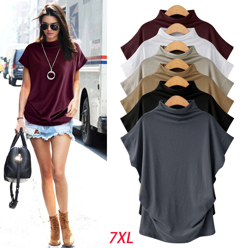Women Tops Korean Style Fashion Womens Cotton Blouse Short Sleeve O-Neck Blouse Large Size -7XL Female, Black
Women Tops Korean Style Fashion Womens Cotton Blouse Short Sleeve O-Neck Blouse Large Size -7XL Female, Black