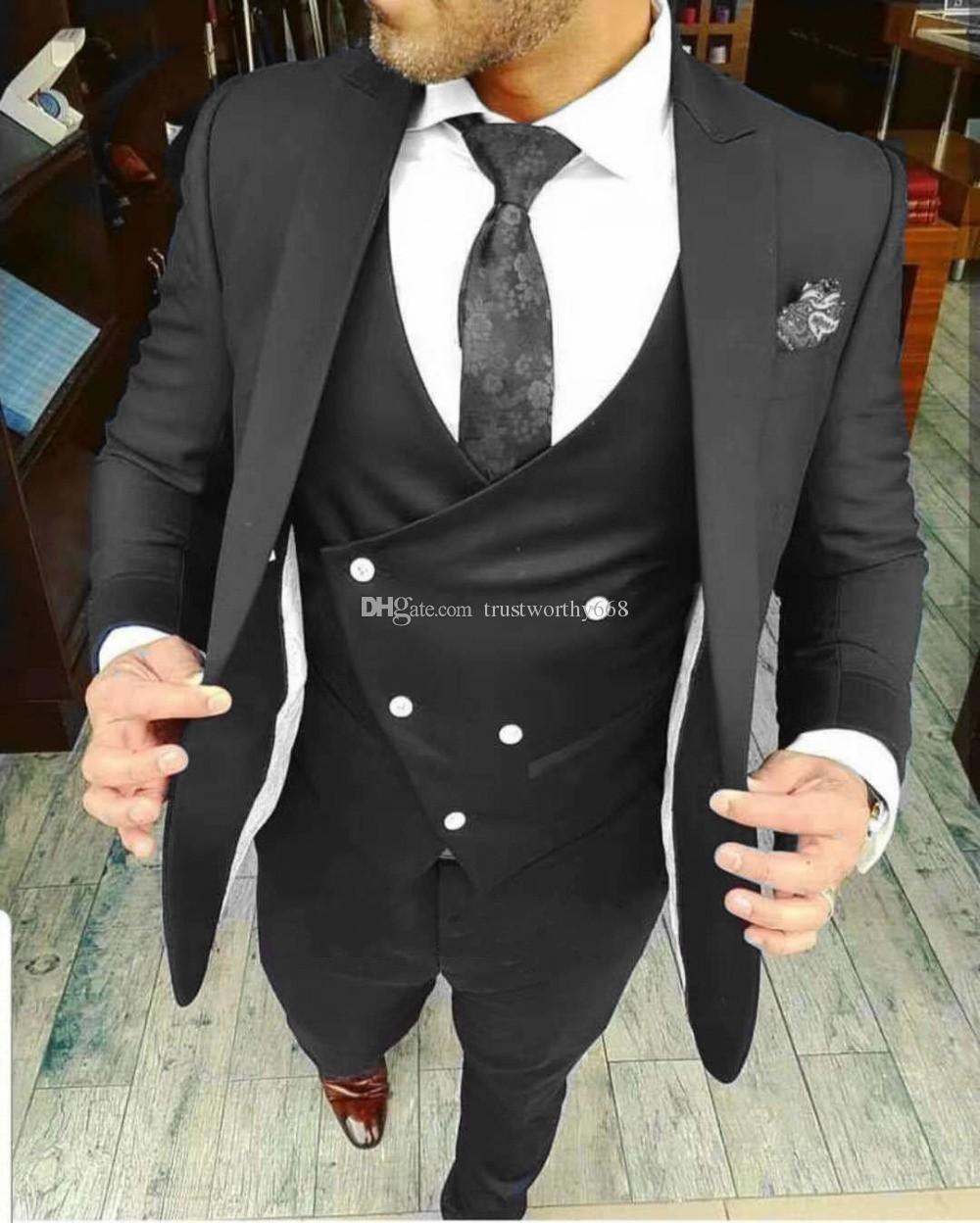 Black tuxedos groom wedding men suits mens wedding suits tuxedo costumes de smoking pour hommes men(Jacket+Pants+Tie+Vest) 064, Same as image
Black tuxedos groom wedding men suits mens wedding suits tuxedo costumes de smoking pour hommes men(Jacket+Pants+Tie+Vest) 064, Same as image