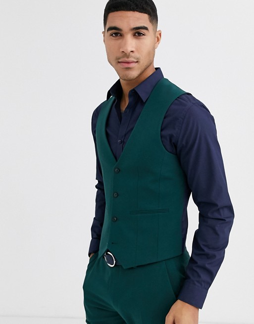 New Fashion Groomsman Wedding Tuxedos Slim Fit 2 Pieces Mens Suit Formal Prom Party Wear Blazer(Vest+Pants)