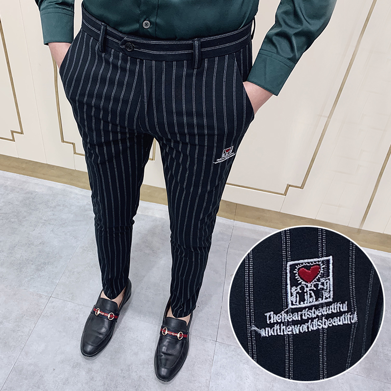 NEW Stretch Suit Pants Men Stripe Business Dress Pants for Men 2020 Spring Casual Slim Fit Social Formal Trousers Pantalon Homme, Black
NEW Stretch Suit Pants Men Stripe Business Dress Pants for Men 2020 Spring Casual Slim Fit Social Formal Trousers Pantalon Homme, Black