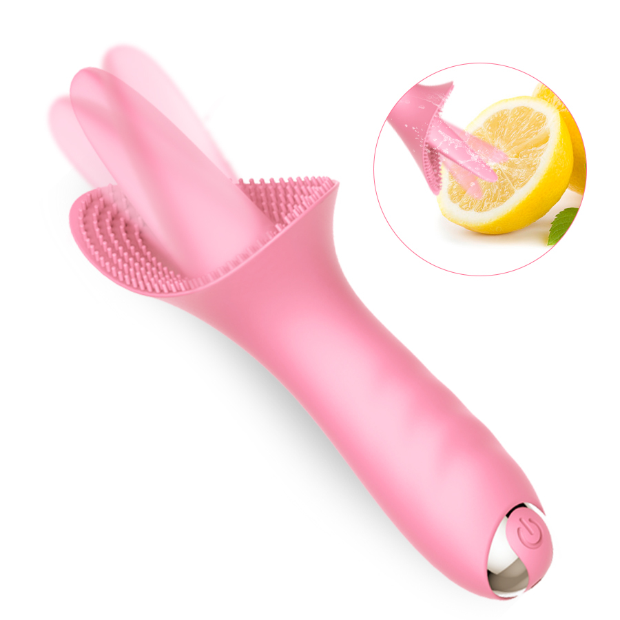 FLXUR 10 Modes Dildo Langue Vibromasseur Mamelon Massage Clitoris Stimulation Vagin Serrage Chatte Masturbateur Sex Toys pour Femmes Y200226
