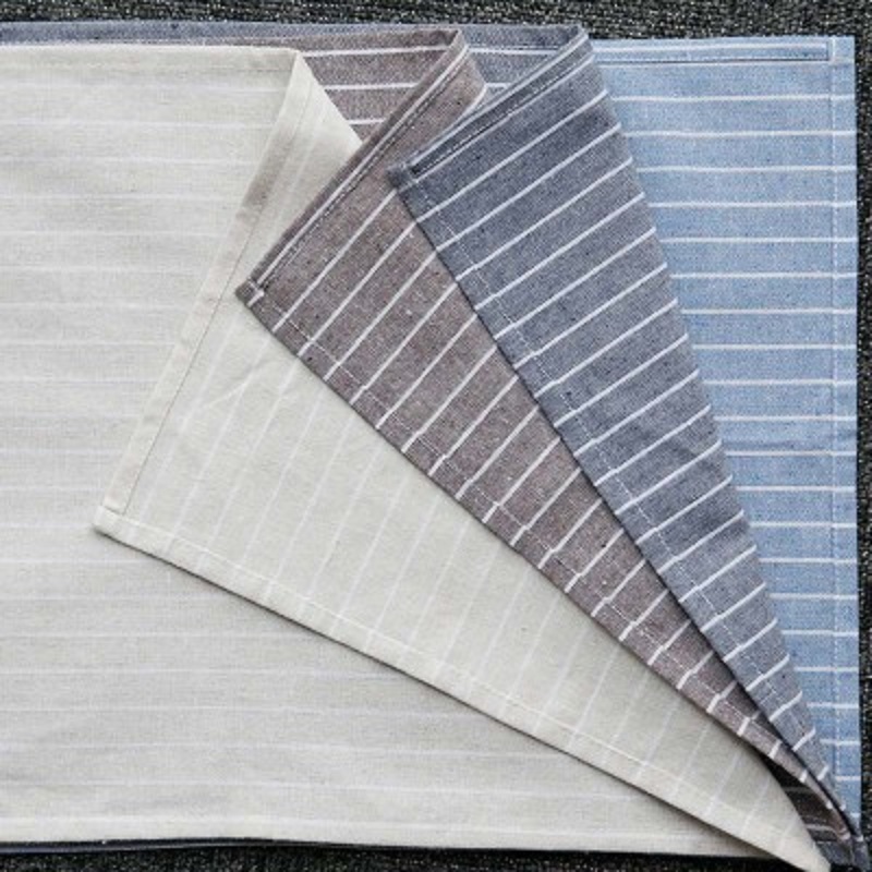 Japanese minimalist non-printed simple napkins towels cotton linen plain stripes placemats creative napkins
Japanese minimalist non-printed simple napkins towels cotton linen plain stripes placemats creative napkins