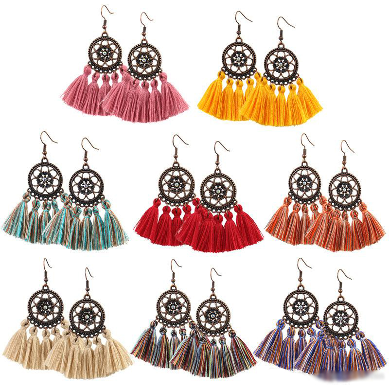 11 Styles Womens Fashion Bohemian Earrings Long Tassel Fringe Dangle Hook Earrings Eardrop Ethnic Handmade Big Long Earrings Jewelry, Silver
11 Styles Womens Fashion Bohemian Earrings Long Tassel Fringe Dangle Hook Earrings Eardrop Ethnic Handmade Big Long Earrings Jewelry, Silver