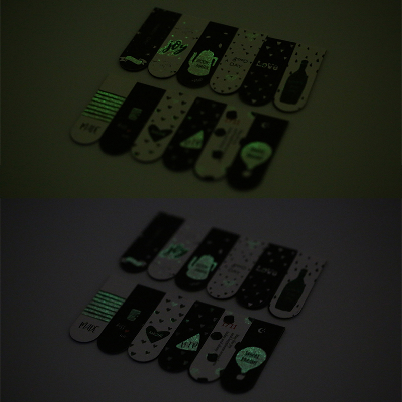 6 Pcs/lot Film Bookmark White And Black Paper Magnetic Bookmarks Creative School Stationery Book Marks Supplies Gift Stationery