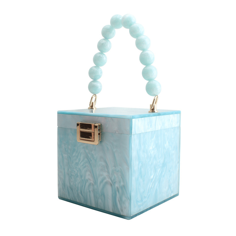 Acrylic Handbag Small Square Evening Bag Pearl Handle Dinner Bag Women High Quality Design Party, Beige
Acrylic Handbag Small Square Evening Bag Pearl Handle Dinner Bag Women High Quality Design Party, Beige