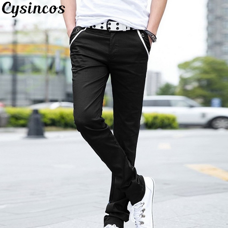 CYSINCOS 2020 Spring New Mens Multicolor Casual Pants Business Fashion Elastic Solid Color Slim Fit Trousers Male Brand Clothes, White
CYSINCOS 2020 Spring New Mens Multicolor Casual Pants Business Fashion Elastic Solid Color Slim Fit Trousers Male Brand Clothes, White