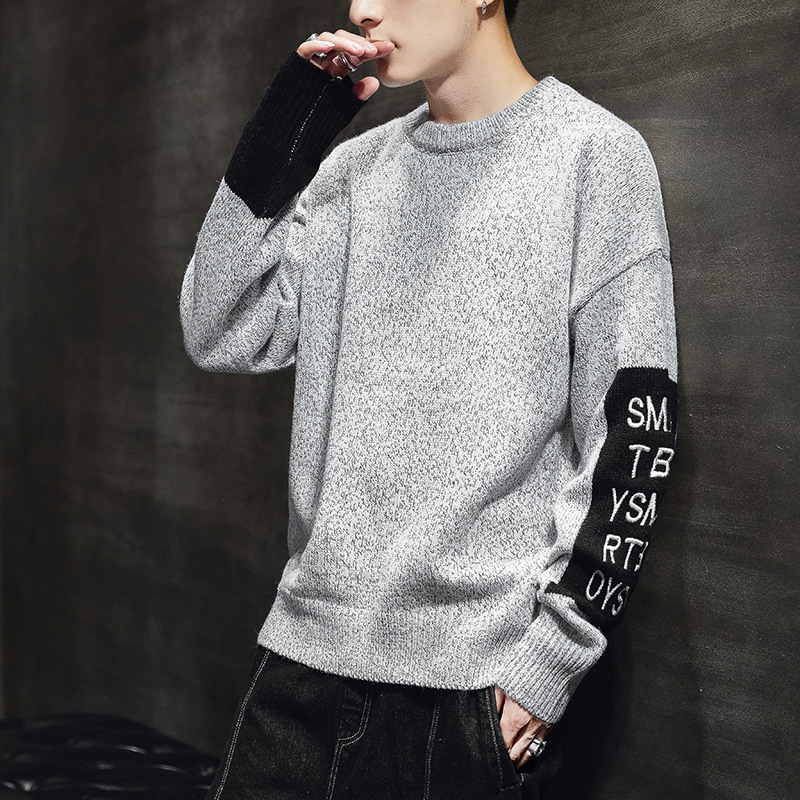 2019 Fashion Sweater Men Autumn Winter Fashion Knitted Pullover Loose O-Neck Long Sleeve Letter Sweater Men, Blue
2019 Fashion Sweater Men Autumn Winter Fashion Knitted Pullover Loose O-Neck Long Sleeve Letter Sweater Men, Blue