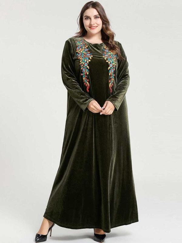 Hot Elegant Pakistani Turkish Clothes Vestido For Muslim Women