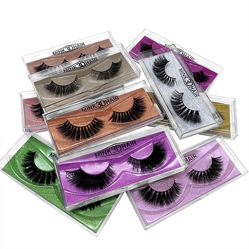 Mink Lashes 3D Mink Eyelashes 100% Cruelty Natural Lashes Handmade Reusable Natural Eyelashes Popular False Eeye Lashes Makeup 10 styles in