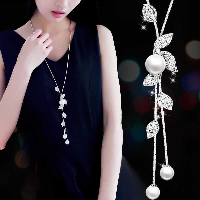 Pendant Necklaces Sweater Necklace Chain Jewelry Decoration Leaves Bead Fashion For Women FS99
Pendant Necklaces Sweater Necklace Chain Jewelry Decoration Leaves Bead Fashion For Women FS99