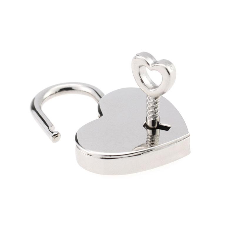 Love Heart Lock Pendant Laser PU Leather Choker Necklace Collar Sub Slave Necklaces with Key Women Statement Jewelry Girlfriend Valentine Gift