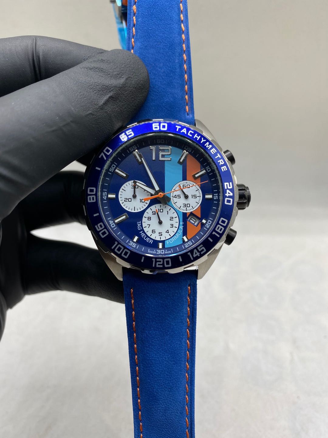 Fashion Business Men's Watch 42mm Luxury Watch VK Quartz Chronograph Stone Leather Strap Automatic Calendar Sapphire Mirror, 1#
Fashion Business Men's Watch 42mm Luxury Watch VK Quartz Chronograph Stone Leather Strap Automatic Calendar Sapphire Mirror, 1#