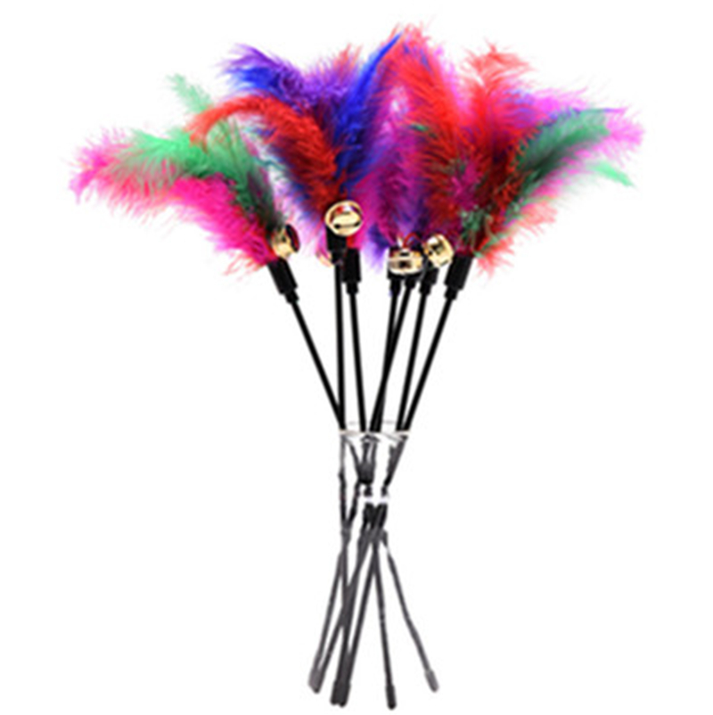 Cat Toys Soft Colorful Cat Feather Bell Rod Toy for cats Kitten Funny Playing Interactive Toy Pet cat Supplies
Cat Toys Soft Colorful Cat Feather Bell Rod Toy for cats Kitten Funny Playing Interactive Toy Pet cat Supplies