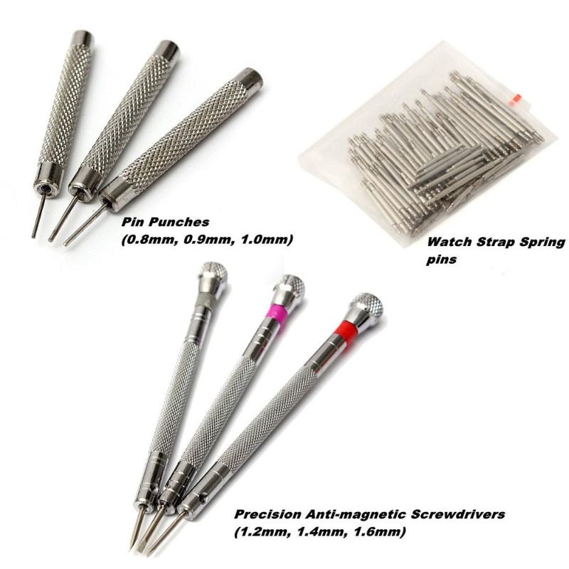144pcs Professional watch tools set for Case Opener Repair Tools horloge gereedschapset handtools
