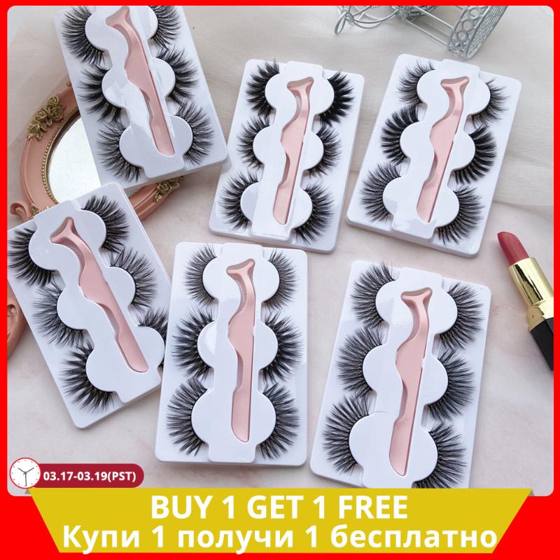 3 Pairs Mixed Mink Eyelashes with 1 Tweezer Fashion Eyelashes 2020 3D False Lashes Extension Tools Set For Beauty Wholesale
3 Pairs Mixed Mink Eyelashes with 1 Tweezer Fashion Eyelashes 2020 3D False Lashes Extension Tools Set For Beauty Wholesale