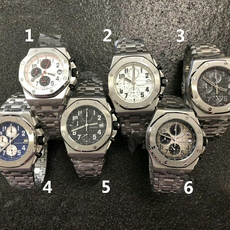 Luxury Royal Oak Series Men Watches Montre Homme All Subdials Work Swiss VK Quartz Watch Men Reloj Hombre Chronograph Male Clock, Slivery;brown
Luxury Royal Oak Series Men Watches Montre Homme All Subdials Work Swiss VK Quartz Watch Men Reloj Hombre Chronograph Male Clock, Slivery;brown