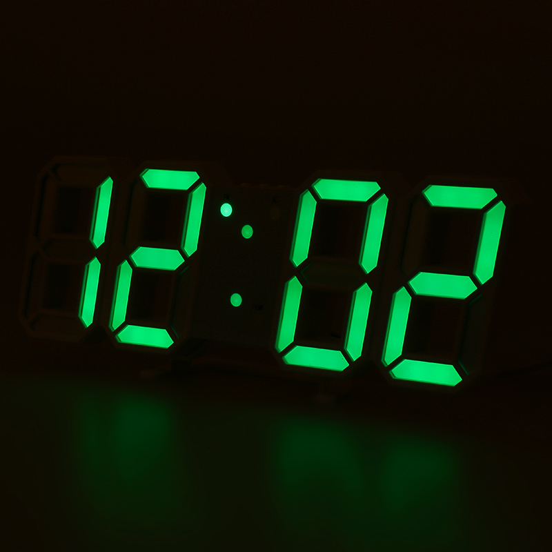 Modern Digital 3D Snooze Bedroom Desk Alarm Clocks LED Wall Clock Alarm Clock Snooze Display Home Decor
Modern Digital 3D Snooze Bedroom Desk Alarm Clocks LED Wall Clock Alarm Clock Snooze Display Home Decor