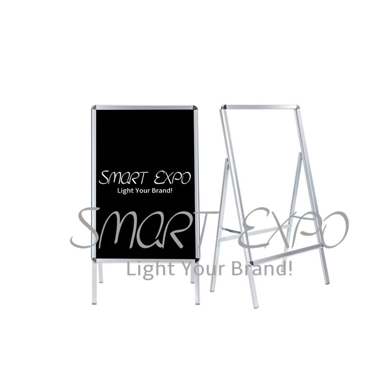 Free Standing Single Poster Holder/Poster Rack (A1) With Slim Aluminum Frame Wooden Legs Round or Mitered Corners
Free Standing Single Poster Holder/Poster Rack (A1) With Slim Aluminum Frame Wooden Legs Round or Mitered Corners