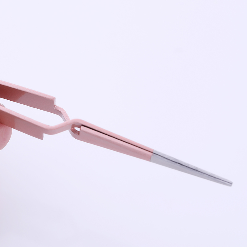 UR SUGAR Elbow Cross Lock Reverse Tweezers Rose Gold Nail Art Curve Sculpture Pinching Straight Curved Professional Tool Set Kit