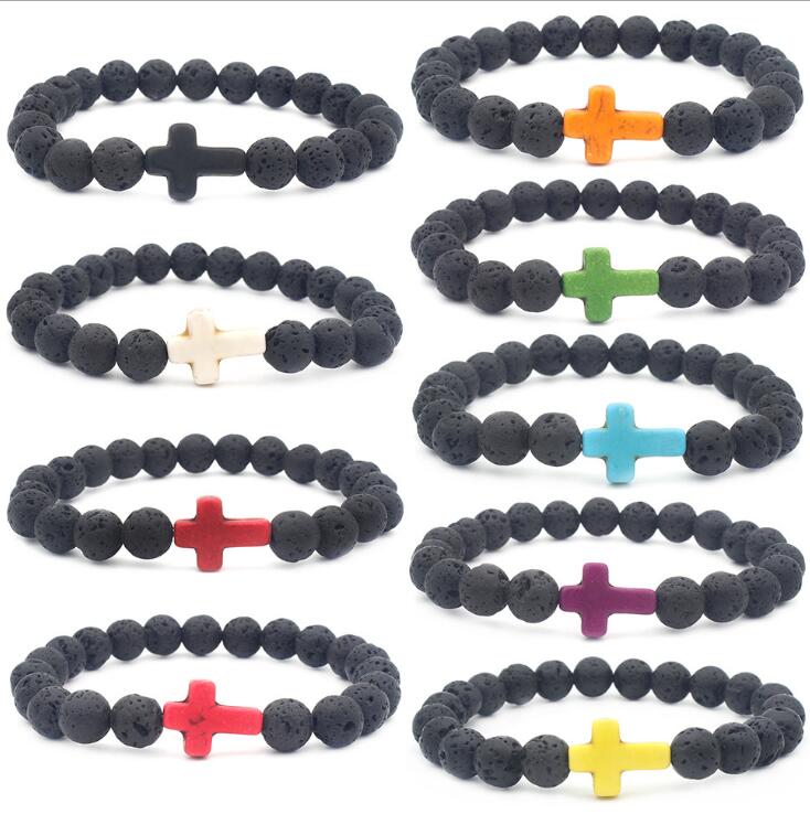 9 Colors Christian Jewelry Energy Handstring Multicolored Lava Cross Bracelet the best gift for christmas free shipping
9 Colors Christian Jewelry Energy Handstring Multicolored Lava Cross Bracelet the best gift for christmas free shipping