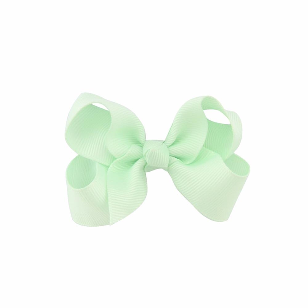 20pcs/Lot Korean 3 Inch Grosgrain Ribbon Hair Bows Accessories With Clip Boutique Bow Hairpins Hair Ornaments