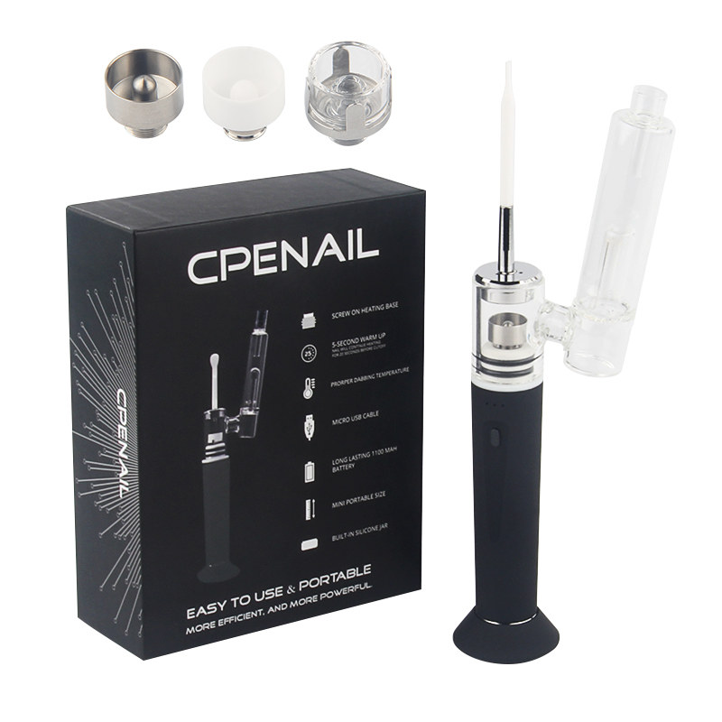 MOQ 2Pcs Authentic CPENAIL Vape Pen Starter Kit 1100mAh Dab Rig GR2 Pure Titanium Portable Wax Vaporizer Ceramic Quartz Electric H E Nail Glass bong, Black 
MOQ 2Pcs Authentic CPENAIL Vape Pen Starter Kit 1100mAh Dab Rig GR2 Pure Titanium Portable Wax Vaporizer Ceramic Quartz Electric H E Nail Glass bong, Black
