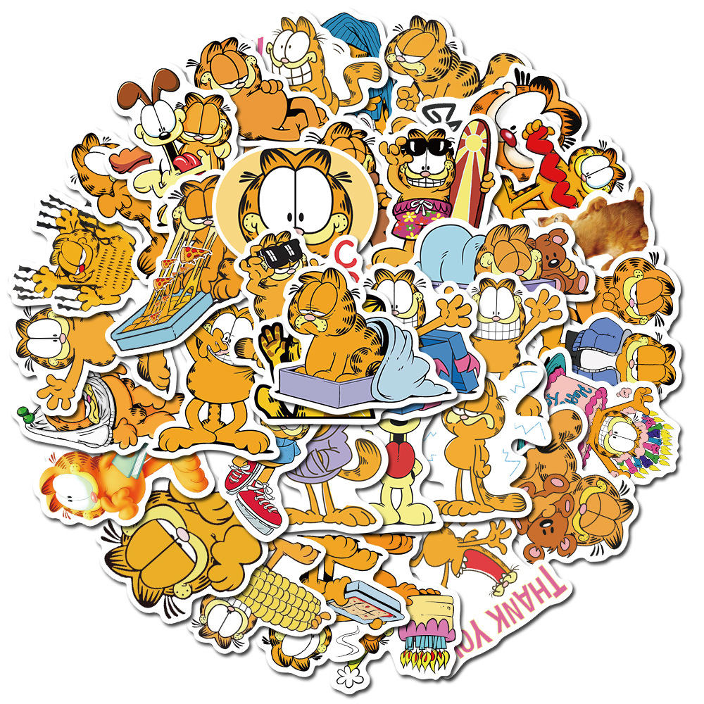 50 Pcs/Pack Mixed Car Stickers Garfield Cat For Skateboard Laptop Pad Bicycle Motorcycle PS4 Phone Luggage Decal Pvc guitar fridge Stickers
50 Pcs/Pack Mixed Car Stickers Garfield Cat For Skateboard Laptop Pad Bicycle Motorcycle PS4 Phone Luggage Decal Pvc guitar fridge Stickers