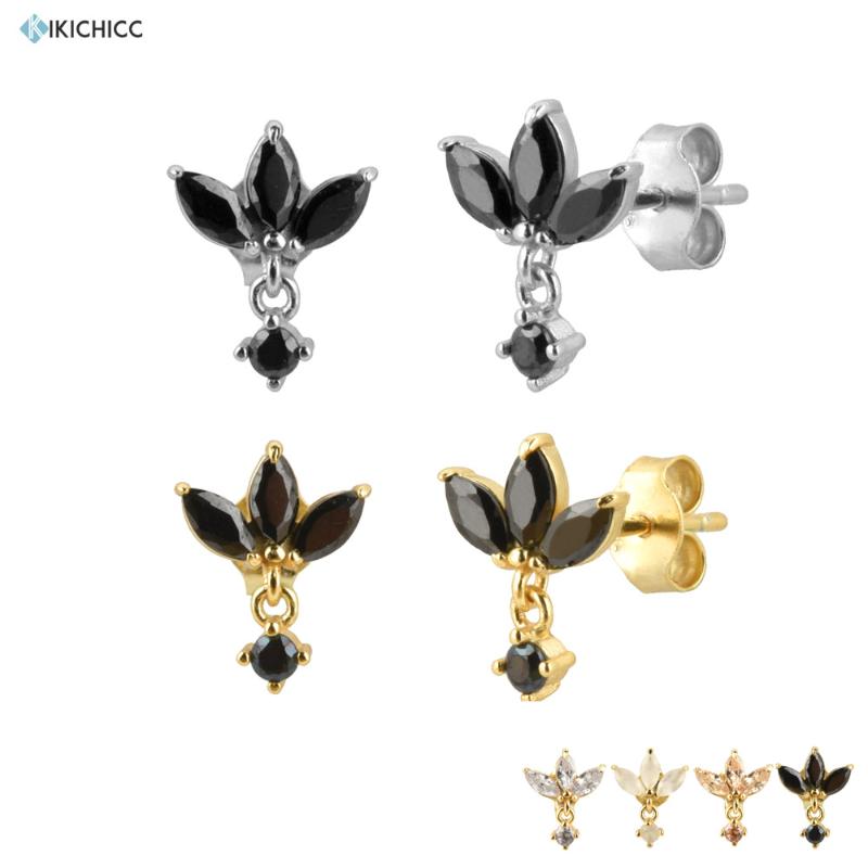 Other Kikichicc 925 Sterling Silver Black Flower Stud Earring Women Fashion Crystal Zircon CZ 2021 Jewelry
Other Kikichicc 925 Sterling Silver Black Flower Stud Earring Women Fashion Crystal Zircon CZ 2021 Jewelry