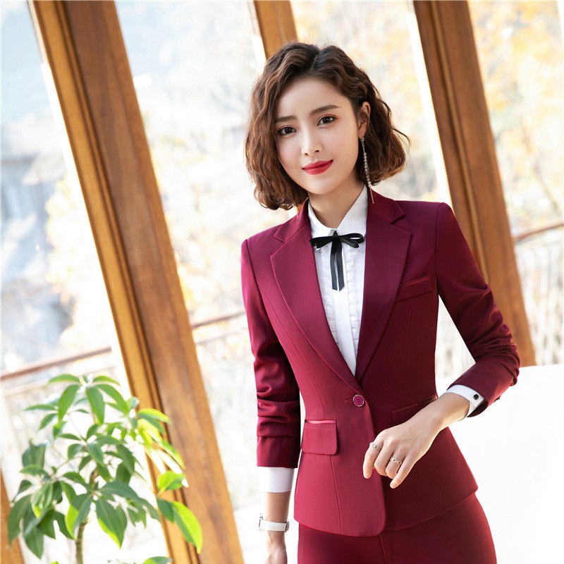 Fashion Wine 2019 Uniform Styles Women Blazers and Jackets Coat Spring Autumn Ladies Office Tops Blaser Clothes Long Sleeve, Black
Fashion Wine 2019 Uniform Styles Women Blazers and Jackets Coat Spring Autumn Ladies Office Tops Blaser Clothes Long Sleeve, Black