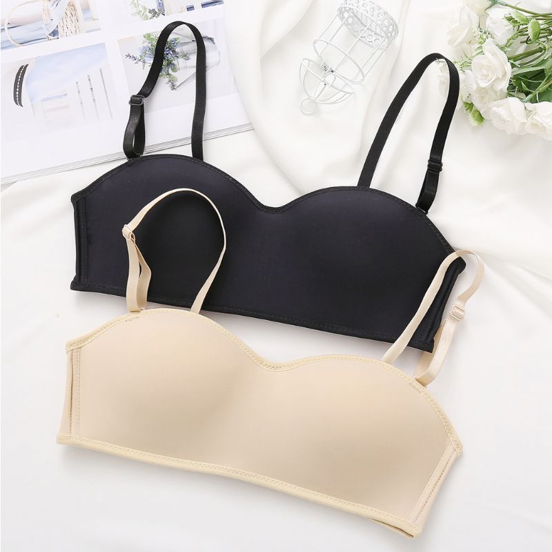 Women Youth Bralette Strapless Bras Detachable Seamless Wireless Invisible Push Up Bra Comfortable Underwear Sexy Lingerie, Ap
Women Youth Bralette Strapless Bras Detachable Seamless Wireless Invisible Push Up Bra Comfortable Underwear Sexy Lingerie, Ap